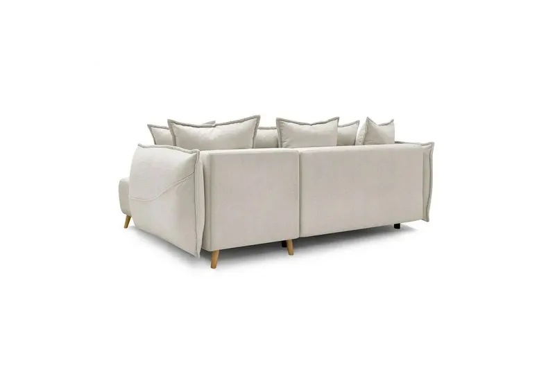 Puffin Sovesofa med divan 3-seter - Kremhvit - Møbler - Sofaer - Sovesofaer