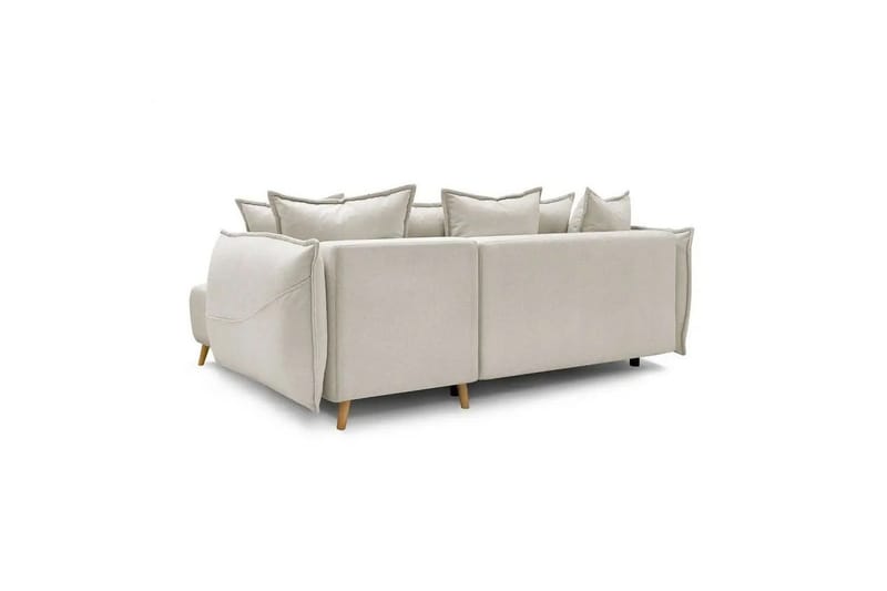 Puffin Sovesofa med divan 3-seter - Kremhvit - Møbler - Sofaer - Sovesofaer