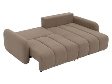 Quarlos 3-seters Sovesofa med Divan Venstre og Oppbevaring - Beige - Møbler - Sofaer - Sovesofaer