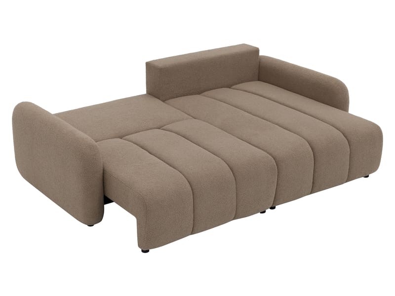 Quarlos 3-seters Sovesofa med Divan Venstre og Oppbevaring - Beige - Møbler - Sofaer - Sovesofaer