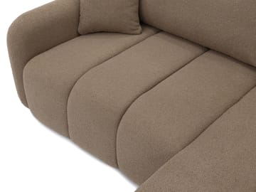 Quarlos 3-seters Sovesofa med Divan Venstre og Oppbevaring - Grå - Møbler - Sofaer - Sovesofaer