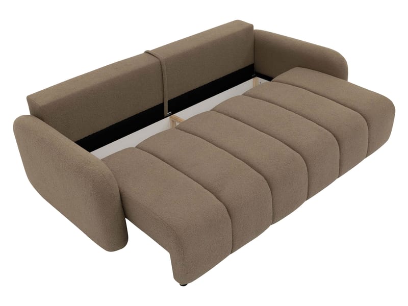 Quarlos 3-seters Sovesofa med Oppbevaring - Brun - Møbler - Sofaer - Sovesofaer