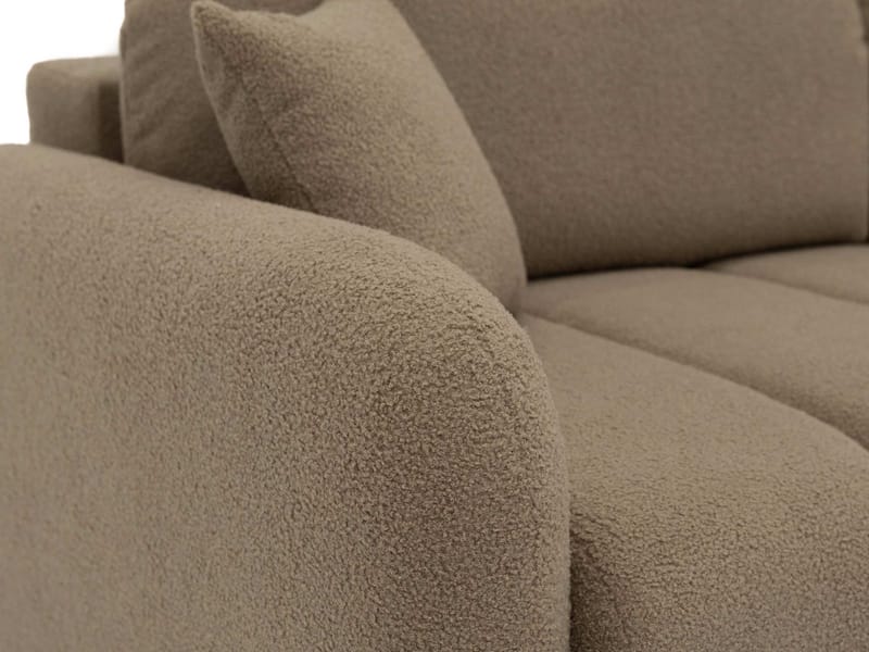 Quarlos 3-seters Sovesofa med Oppbevaring - Grå - Møbler - Sofaer - Sovesofaer