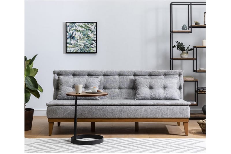 Raguel Sovesofa 3-seter - Grå - Møbler - Sofaer - Sovesofaer
