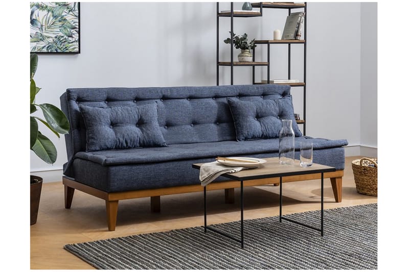 Raguel Sovesofa 3-seter - Mørkeblå - Møbler - Sofaer - Sovesofaer