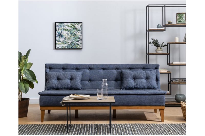 Raguel Sovesofa 3-seter - Mørkeblå - Møbler - Sofaer - Sovesofaer