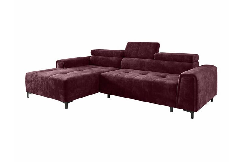 Rathkeale 3-seters Hjørnesovesofa - Lilla - Møbler - Sofaer - Sovesofaer