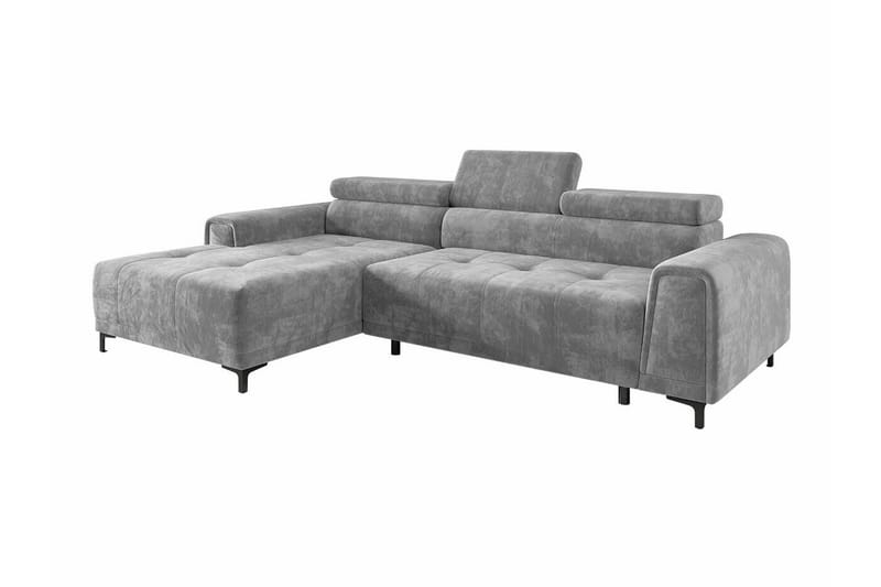 Rathkeale 3-seters Hjørnesovesofa - Lysegrå - Møbler - Sofaer - Sovesofaer
