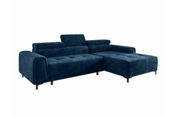 Rathkeale 3-seters Hjørnesovesofa - Mørkeblå - Møbler - Sofaer - Sovesofaer
