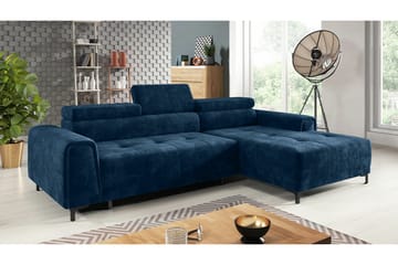 Rathkeale 3-seters Hjørnesovesofa - Mørkeblå - Møbler - Sofaer - Sovesofaer