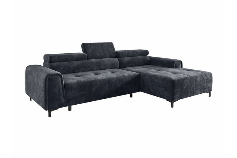 Rathkeale 3-seters Hjørnesovesofa - Mørkegrå - Møbler - Sofaer - Sovesofaer