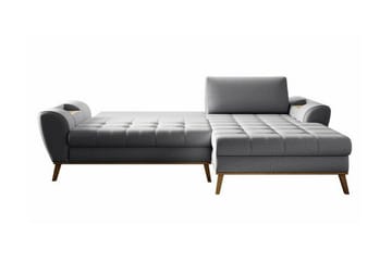 Rathkeale 3-seters Hjørnesovesofa - Svart - Møbler - Sofaer - Sovesofaer