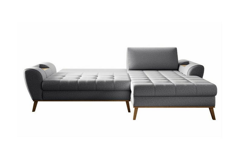 Rathkeale 3-seters Hjørnesovesofa - Svart - Møbler - Sofaer - Sovesofaer