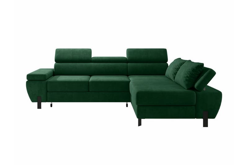 Rathkeale 4-seters Hjørnesovesofa - Grøn - Møbler - Sofaer - Sovesofaer