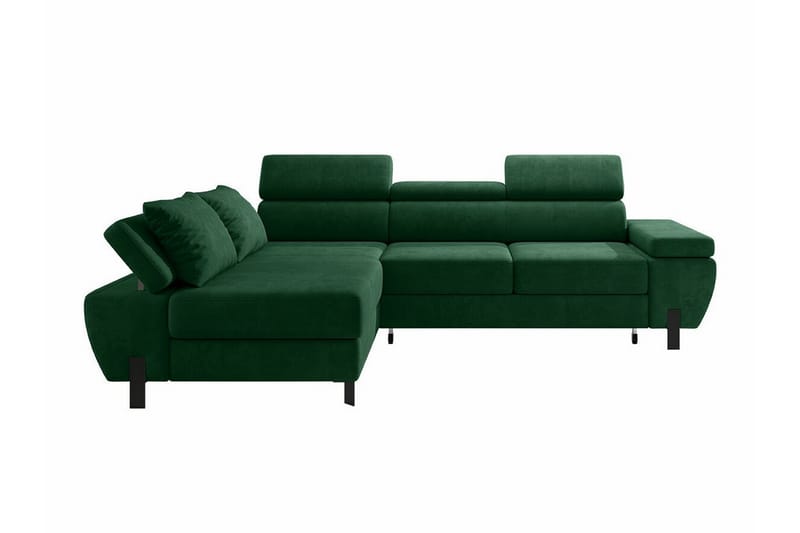 Rathkeale 4-seters Hjørnesovesofa - Grøn - Møbler - Sofaer - Sovesofaer