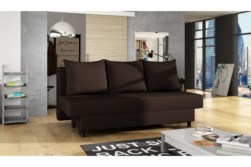 Rayez Sovesofa - Brun - Møbler - Sofaer - Sovesofaer