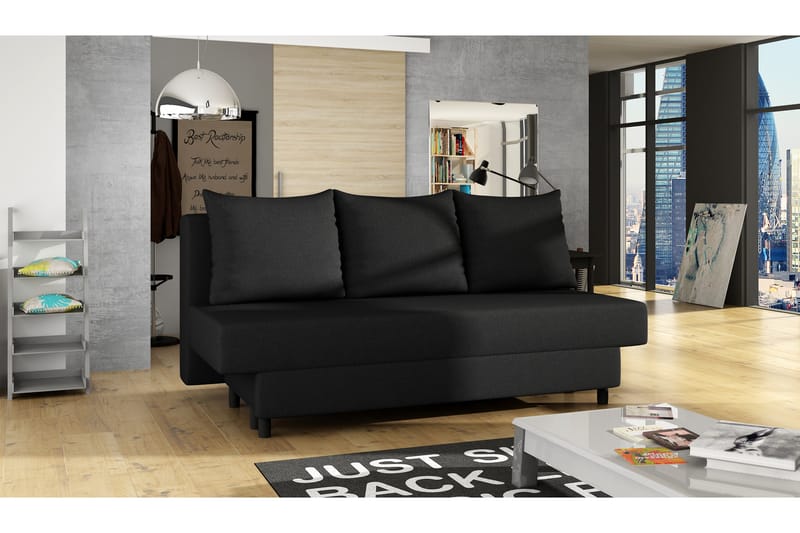 Rayez Sovesofa - Svart - Møbler - Sofaer - Sovesofaer