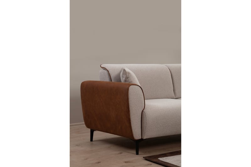 Rebelo 3-seter Sovesofa - Beige - Møbler - Sofaer - Sovesofaer