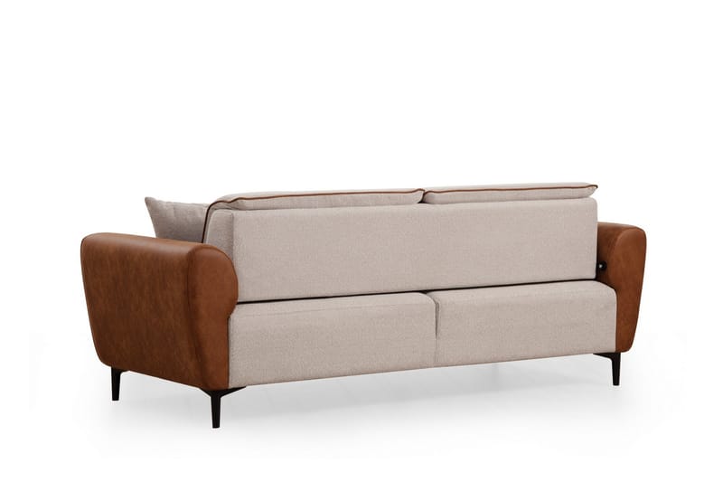 Rebelo 3-seter Sovesofa - Beige - Sovesofaer