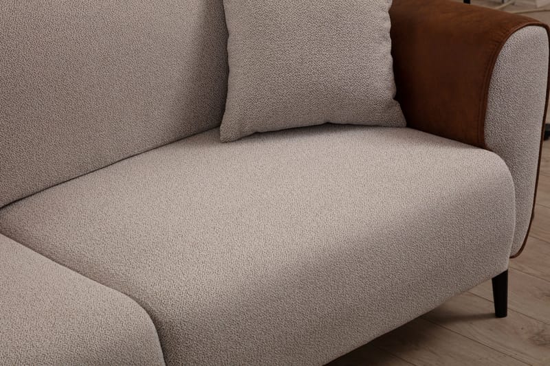 Rebelo 3-seter Sovesofa - Beige - Møbler - Sofaer - Sovesofaer