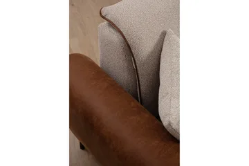 Rebelo Sovesofa med divan - Beige - Møbler - Sofaer - Sovesofaer