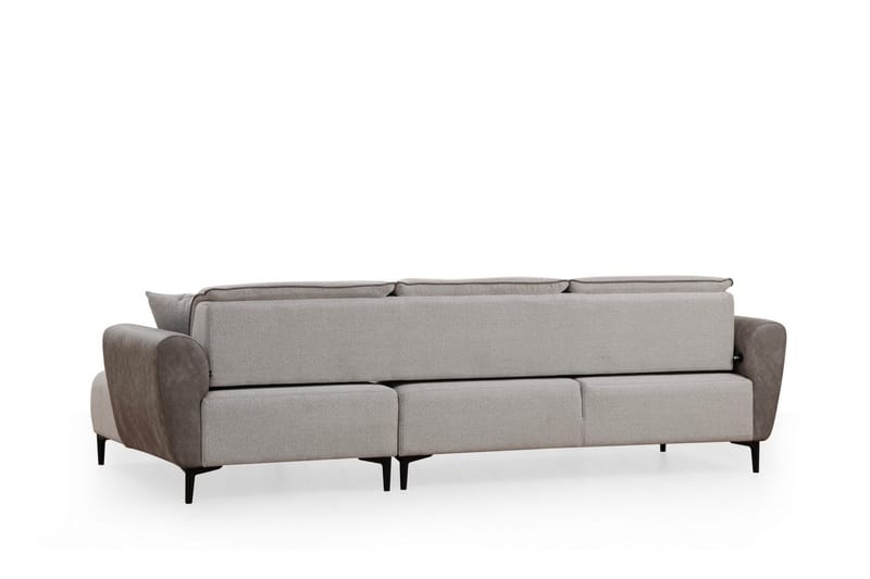 Rebelo Sovesofa med divan - Grå - Møbler - Sofaer - Sovesofaer