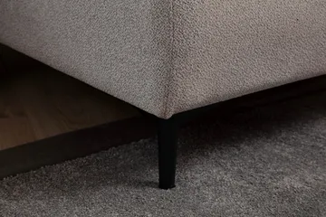 Rebelo Sovesofa med divan - Grå - Møbler - Sofaer - Sovesofaer