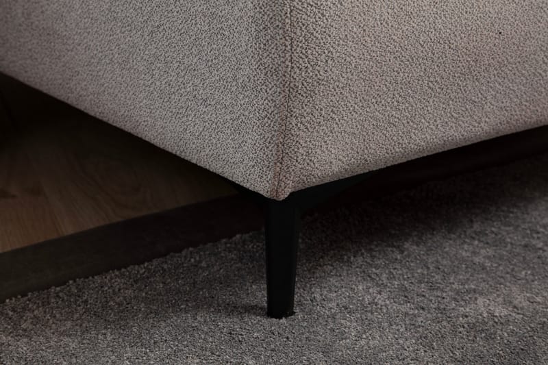Rebelo Sovesofa med divan - Grå - Møbler - Sofaer - Sovesofaer