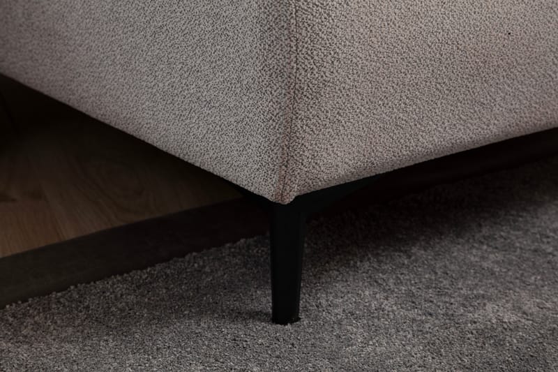 Rebelo Sovesofa med divan - Grå - Møbler - Sofaer - Sovesofaer