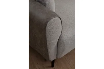 Rebelo Sovesofa med divan - Grå - Møbler - Sofaer - Sovesofaer