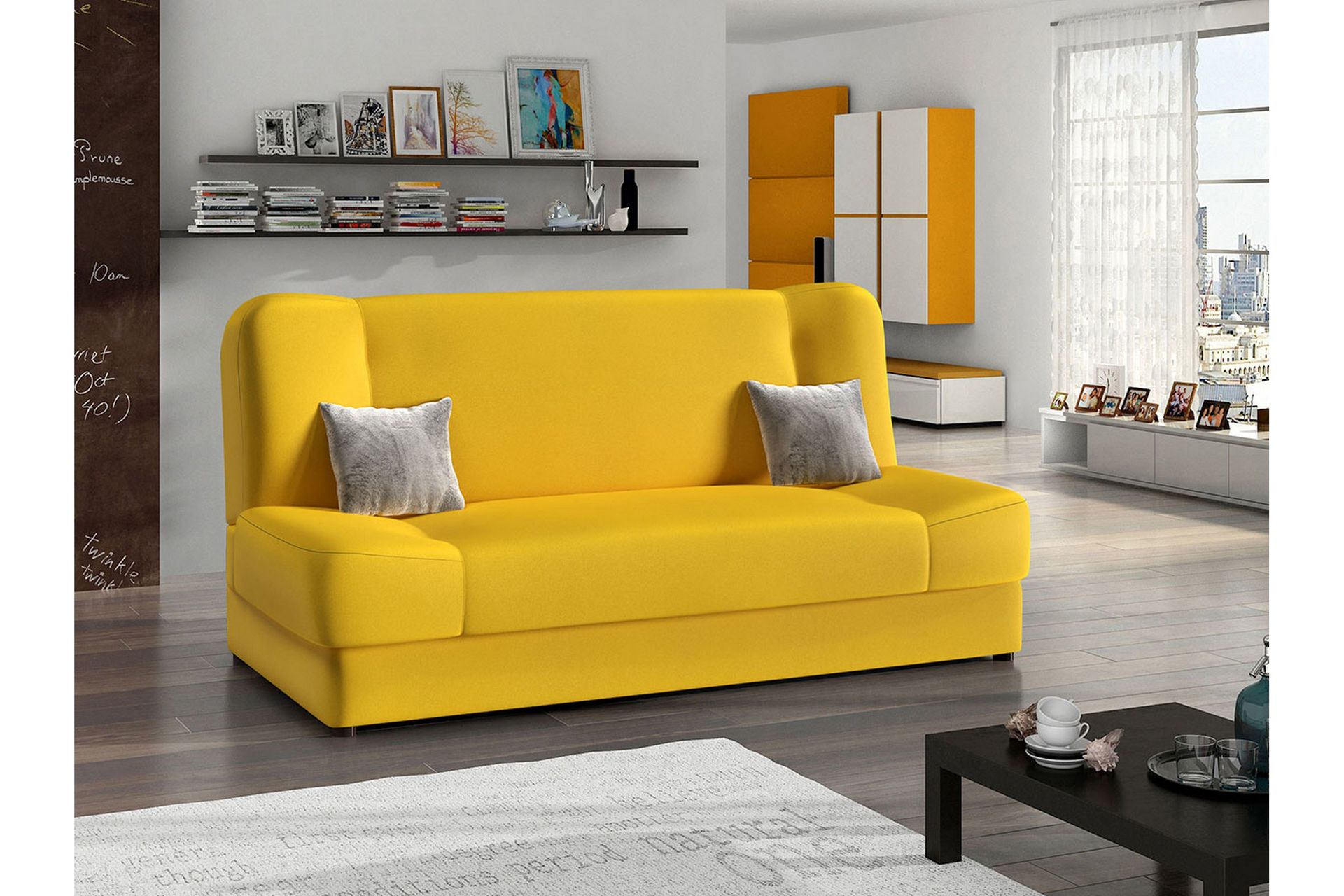 Redes 3-seters Sofa - Gul - Møbler - Sofaer - Sovesofaer