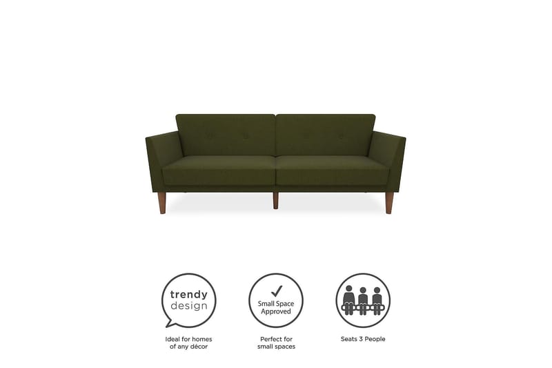 Regal 2-seters Sovesofa Grønn - Novogratz - Sovesofaer - 2 seters sovesofa