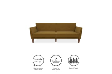 Regal 2-seters Sovesofa Gul - Novogratz - Møbler - Sofaer - Sovesofaer