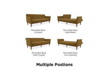 Regal 2-seters Sovesofa Gul - Novogratz - Møbler - Sofaer - Sovesofaer