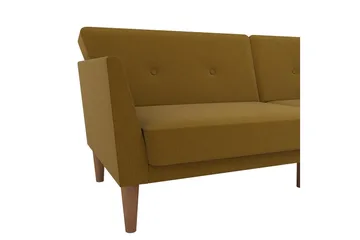 Regal 2-seters Sovesofa Gul - Novogratz - Møbler - Sofaer - Sovesofaer