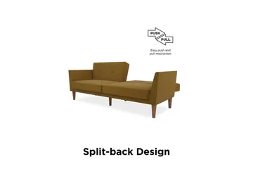 Regal 2-seters Sovesofa Gul - Novogratz - Møbler - Sofaer - Sovesofaer