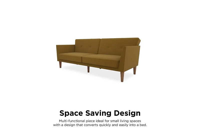 Regal 2-seters Sovesofa Gul - Novogratz - Møbler - Sofaer - Sovesofaer