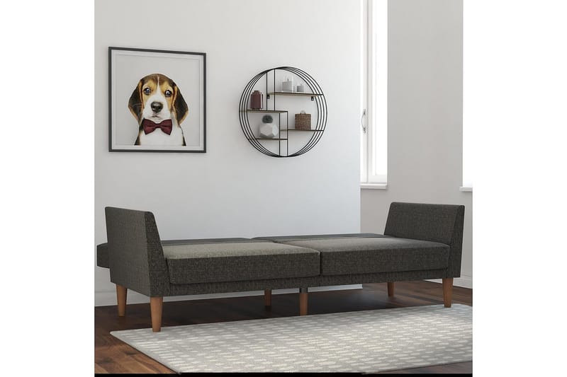 Regal 2-seters Sovesofa Mørkegrå - Novogratz - Møbler - Sofaer - Sovesofaer