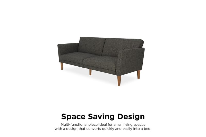Regal 2-seters Sovesofa Mørkegrå - Novogratz - Møbler - Sofaer - Sovesofaer