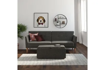Regal 2-seters Sovesofa Mørkegrå - Novogratz - Møbler - Sofaer - Sovesofaer