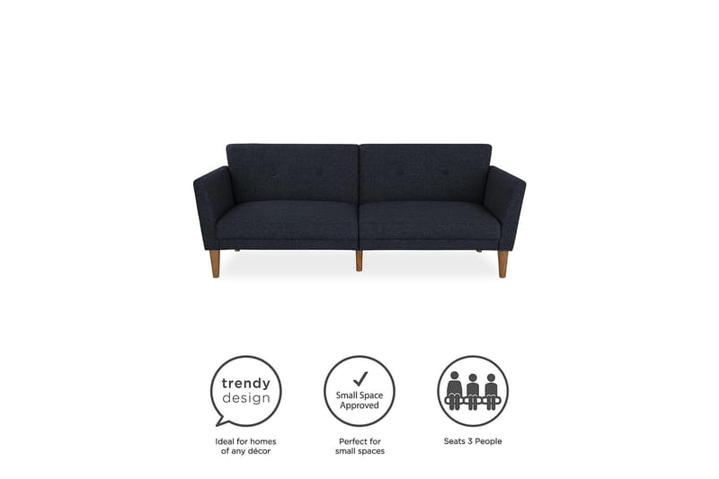 Regal 2-seters Sovesofa Marineblå - Novogratz - Møbler - Sofaer - Sovesofaer