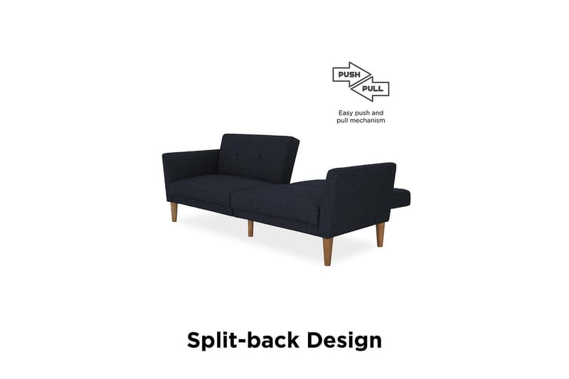 Regal 2-seters Sovesofa Marineblå - Novogratz - Møbler - Sofaer - Sovesofaer