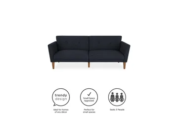 Regal 2-seters Sovesofa Marineblå - Novogratz - Møbler - Sofaer - Sovesofaer