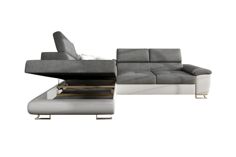 Reginia 3-seters Hjørnesovesofa - Brun - Møbler - Sofaer - Sovesofaer