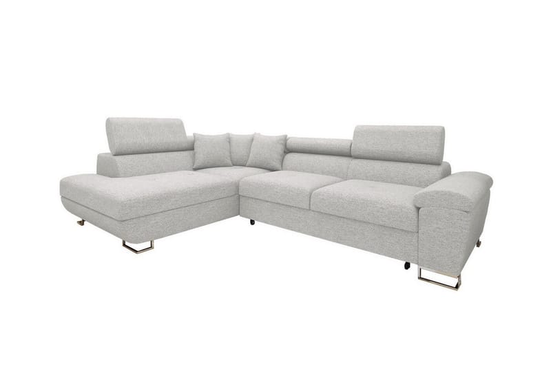 Reginia 3-seters Hjørnesovesofa - Hvit - Møbler - Sofaer - Sovesofaer