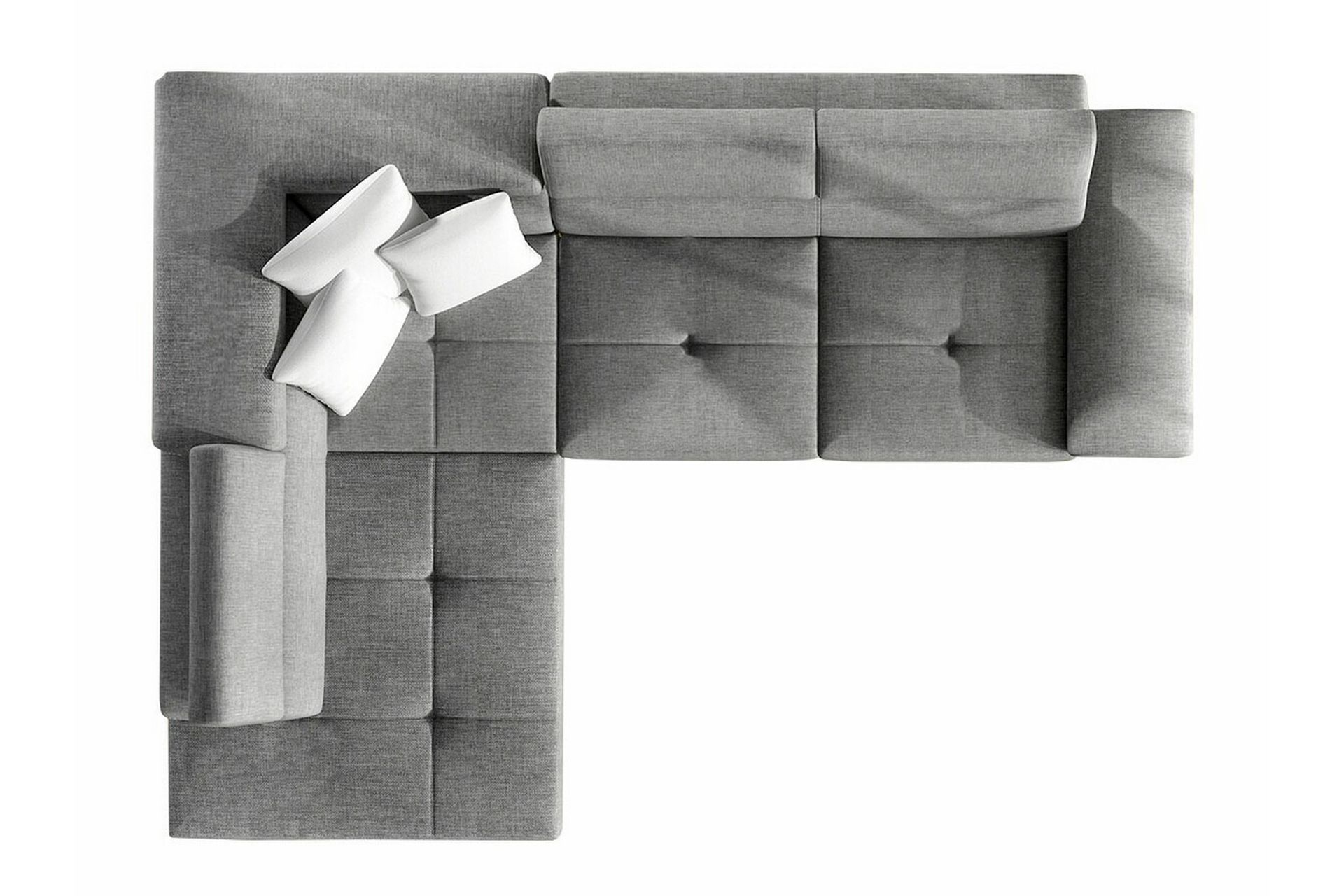 Reginia 3-seters Hjørnesovesofa - Hvit - Møbler - Sofaer - Sovesofaer