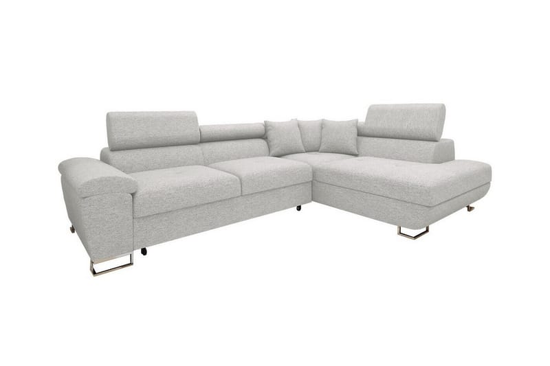 Reginia 3-seters Hjørnesovesofa - Lysegrå - Møbler - Sofaer - Sovesofaer
