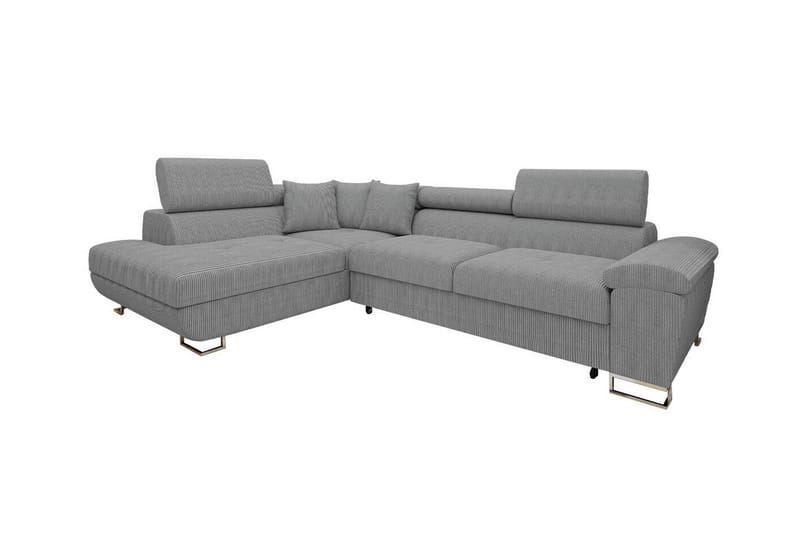 Reginia 3-seters Hjørnesovesofa - Lysegrå/Mørkegrå - Møbler - Sofaer - Sovesofaer