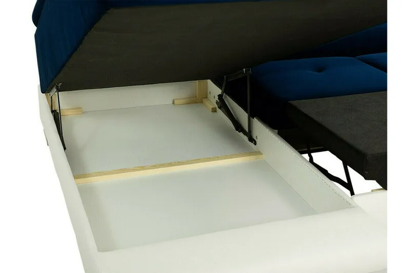 Reginia 3-sits Hörnbäddsoffa White - Møbler - Sofaer - Sovesofaer