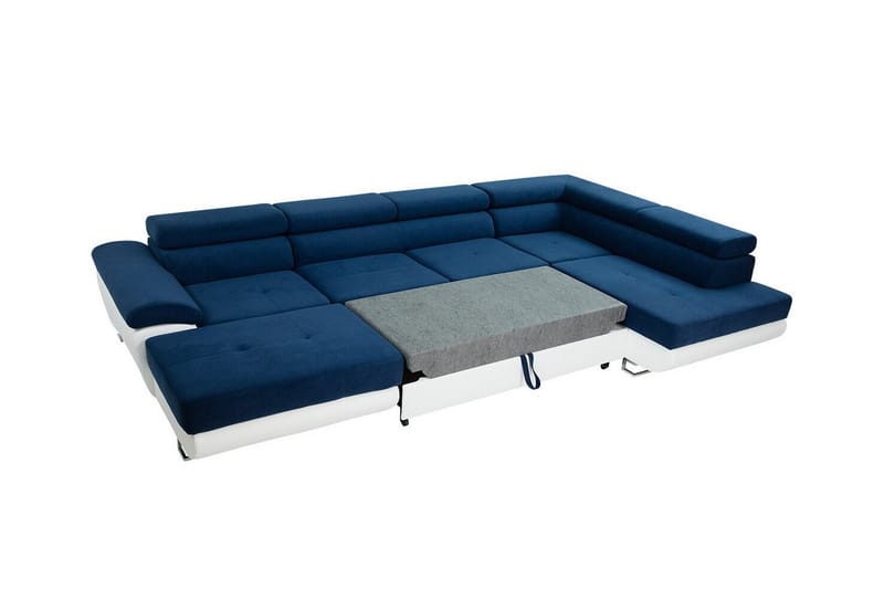Reginia 4-seters Hjørnesovesofa 125x270 cm med Oppbevaring i Kordfløyel - Brun - Møbler - Sofaer - Sovesofaer
